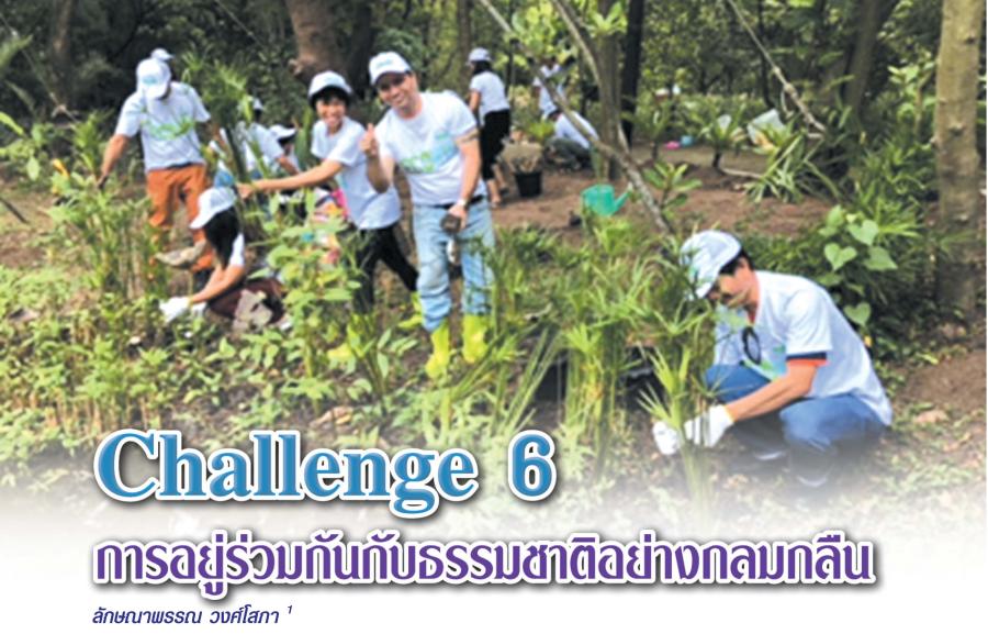 Challenge 6 การอยู่ร่วมกันกับธรรมชาติอย่างกลมกลืน