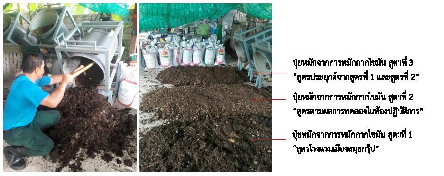 ปุ๋ยหมักกากไขมัน...จากของเสียเหลือทิ้งของอุตสาหกรรมโรงแรม  สู่ต้นแบบงานวิจัยการพัฒนาปุ๋ยปรับปรุงบำรุงดิน